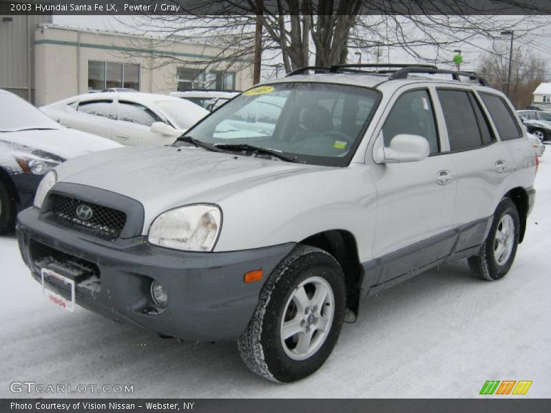 Pewter / Gray 2003 Hyundai Santa Fe LX