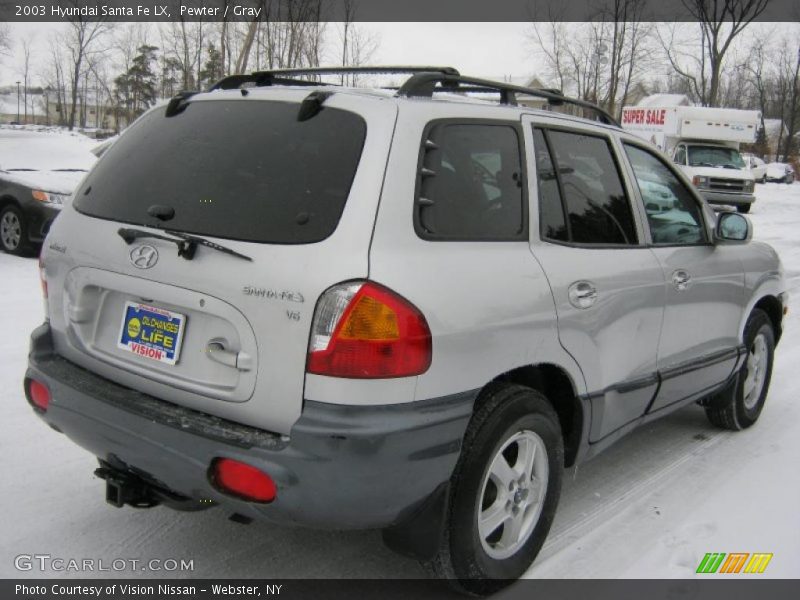 Pewter / Gray 2003 Hyundai Santa Fe LX