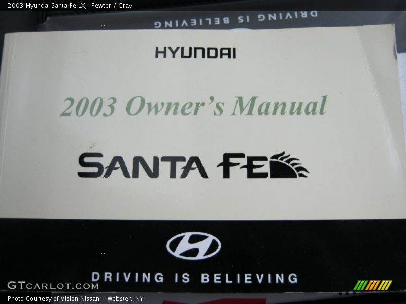 Pewter / Gray 2003 Hyundai Santa Fe LX
