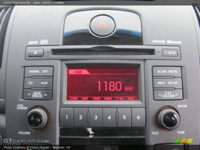 Dark Cherry / Coffee 2010 Kia Forte EX