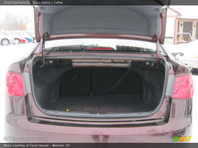 Dark Cherry / Coffee 2010 Kia Forte EX