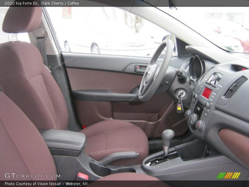 Dark Cherry / Coffee 2010 Kia Forte EX