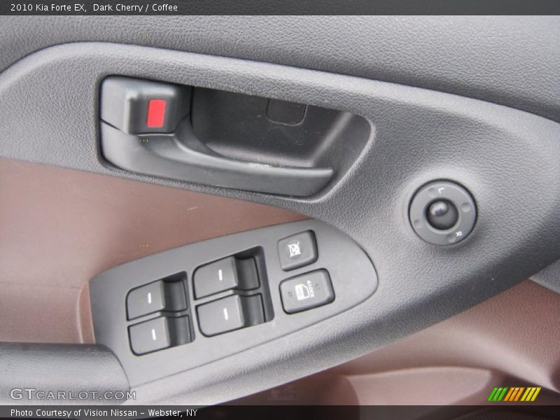 Dark Cherry / Coffee 2010 Kia Forte EX
