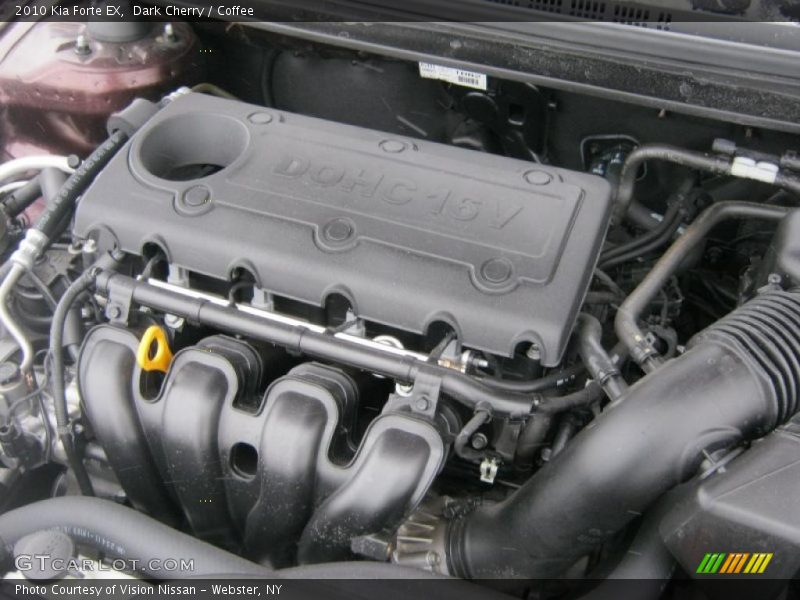 Dark Cherry / Coffee 2010 Kia Forte EX