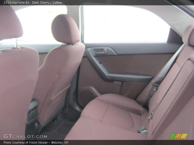 Dark Cherry / Coffee 2010 Kia Forte EX