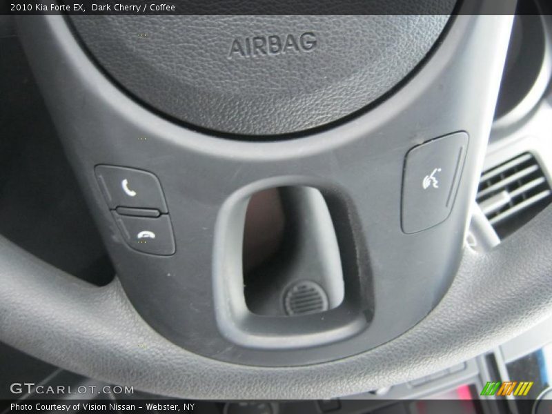Dark Cherry / Coffee 2010 Kia Forte EX
