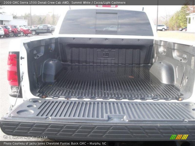 Summit White / Cocoa/Light Cashmere 2009 GMC Sierra 1500 Denali Crew Cab AWD