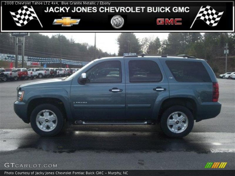 Blue Granite Metallic / Ebony 2008 Chevrolet Tahoe LTZ 4x4