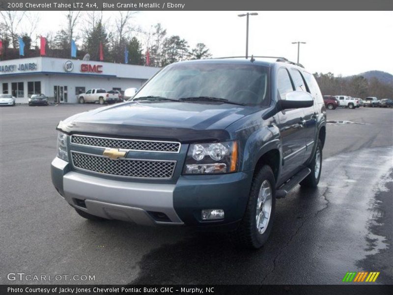 Blue Granite Metallic / Ebony 2008 Chevrolet Tahoe LTZ 4x4