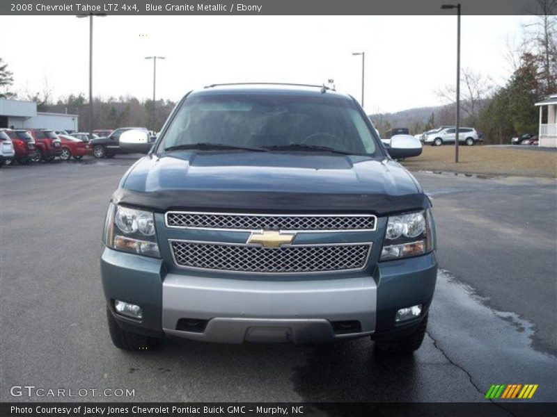 Blue Granite Metallic / Ebony 2008 Chevrolet Tahoe LTZ 4x4