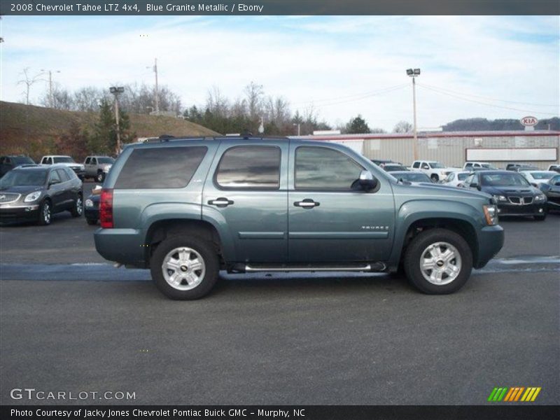 Blue Granite Metallic / Ebony 2008 Chevrolet Tahoe LTZ 4x4