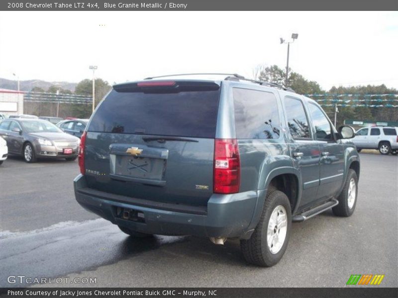 Blue Granite Metallic / Ebony 2008 Chevrolet Tahoe LTZ 4x4