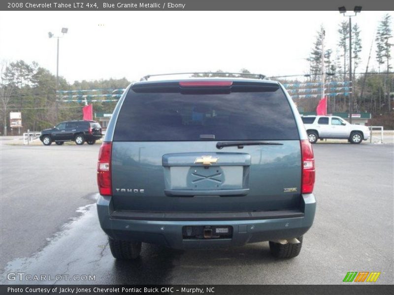 Blue Granite Metallic / Ebony 2008 Chevrolet Tahoe LTZ 4x4