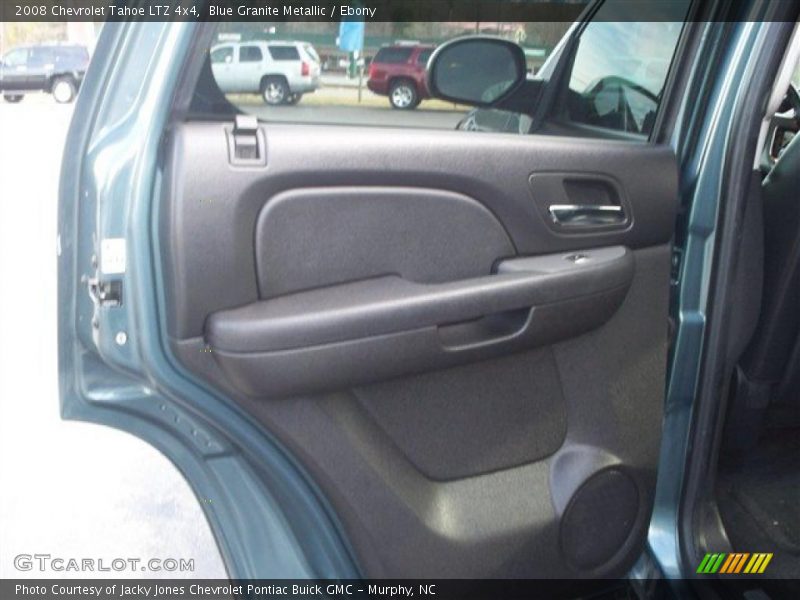 Blue Granite Metallic / Ebony 2008 Chevrolet Tahoe LTZ 4x4