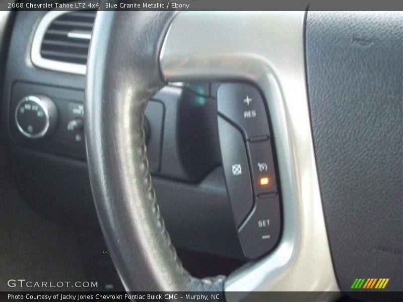 Blue Granite Metallic / Ebony 2008 Chevrolet Tahoe LTZ 4x4