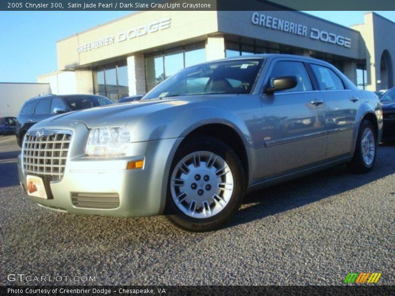 Satin Jade Pearl / Dark Slate Gray/Light Graystone 2005 Chrysler 300
