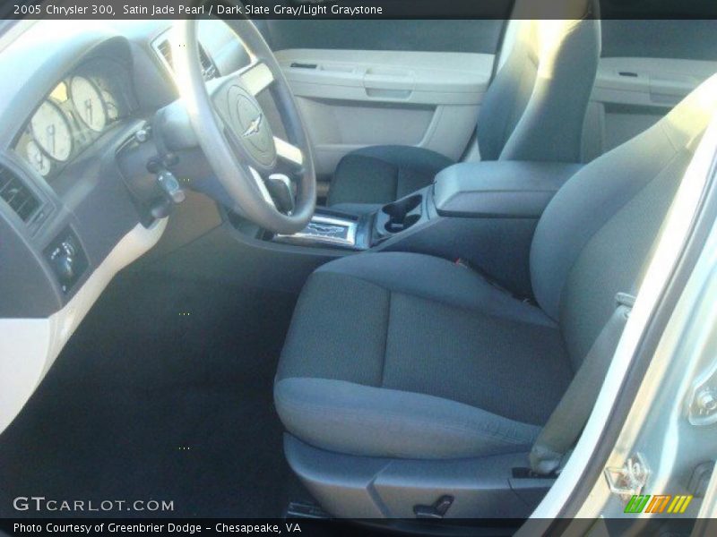 Satin Jade Pearl / Dark Slate Gray/Light Graystone 2005 Chrysler 300