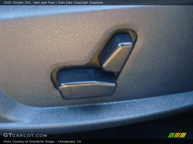 Satin Jade Pearl / Dark Slate Gray/Light Graystone 2005 Chrysler 300