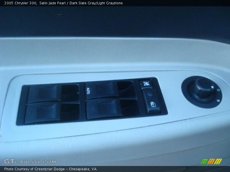 Satin Jade Pearl / Dark Slate Gray/Light Graystone 2005 Chrysler 300