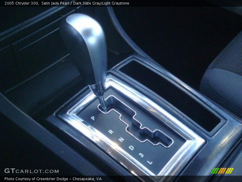Satin Jade Pearl / Dark Slate Gray/Light Graystone 2005 Chrysler 300
