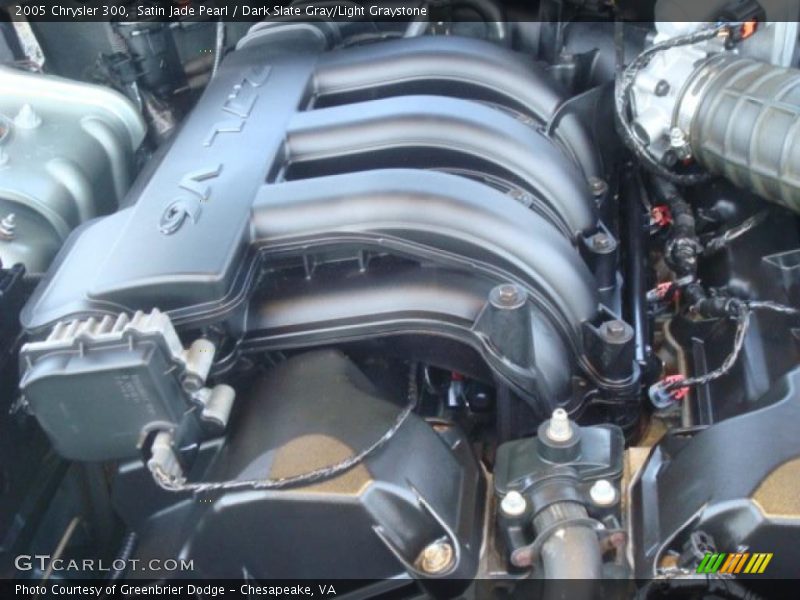 Satin Jade Pearl / Dark Slate Gray/Light Graystone 2005 Chrysler 300