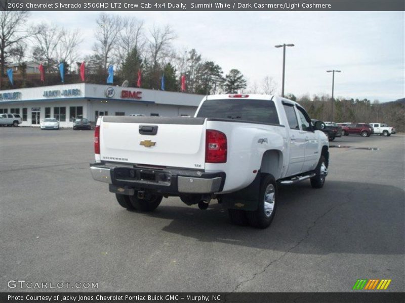 Summit White / Dark Cashmere/Light Cashmere 2009 Chevrolet Silverado 3500HD LTZ Crew Cab 4x4 Dually