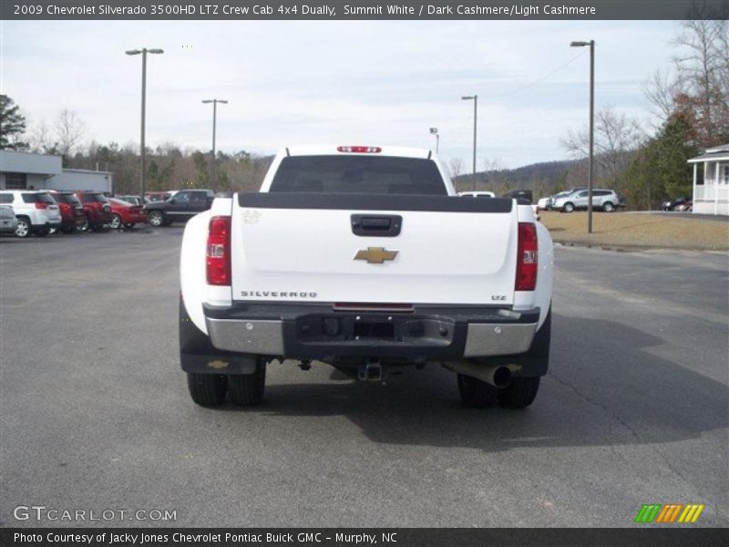 Summit White / Dark Cashmere/Light Cashmere 2009 Chevrolet Silverado 3500HD LTZ Crew Cab 4x4 Dually