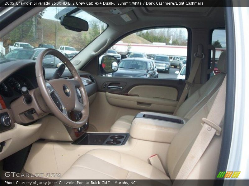 Summit White / Dark Cashmere/Light Cashmere 2009 Chevrolet Silverado 3500HD LTZ Crew Cab 4x4 Dually