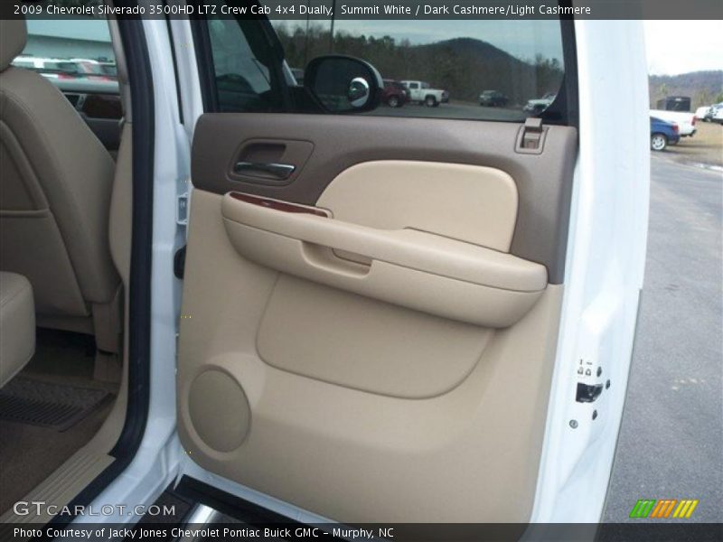 Summit White / Dark Cashmere/Light Cashmere 2009 Chevrolet Silverado 3500HD LTZ Crew Cab 4x4 Dually