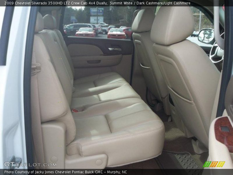 Summit White / Dark Cashmere/Light Cashmere 2009 Chevrolet Silverado 3500HD LTZ Crew Cab 4x4 Dually