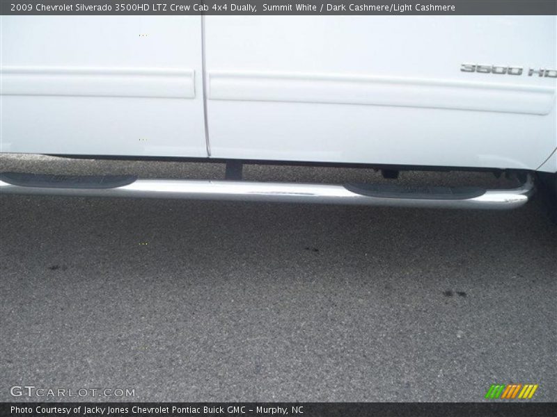 Summit White / Dark Cashmere/Light Cashmere 2009 Chevrolet Silverado 3500HD LTZ Crew Cab 4x4 Dually