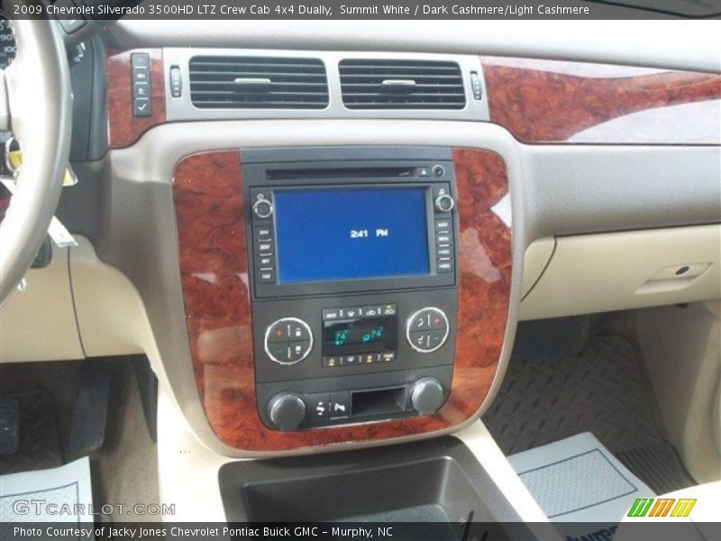 Summit White / Dark Cashmere/Light Cashmere 2009 Chevrolet Silverado 3500HD LTZ Crew Cab 4x4 Dually
