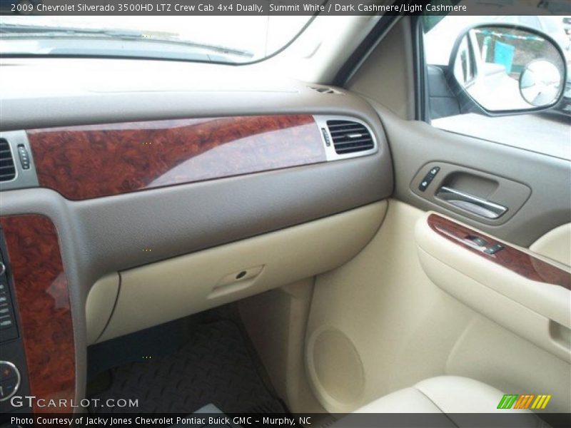 Summit White / Dark Cashmere/Light Cashmere 2009 Chevrolet Silverado 3500HD LTZ Crew Cab 4x4 Dually