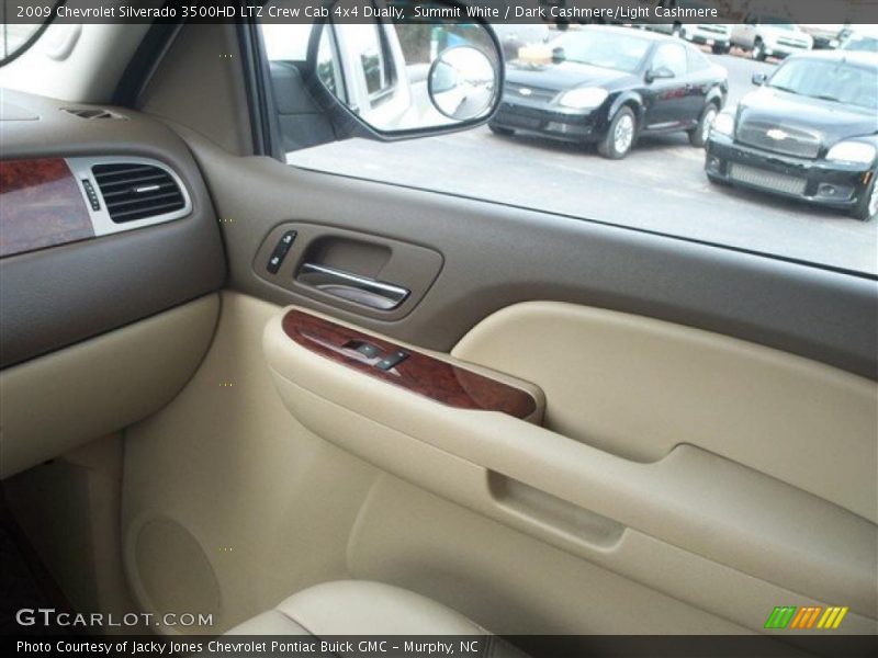 Summit White / Dark Cashmere/Light Cashmere 2009 Chevrolet Silverado 3500HD LTZ Crew Cab 4x4 Dually