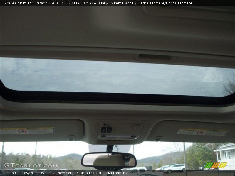 Summit White / Dark Cashmere/Light Cashmere 2009 Chevrolet Silverado 3500HD LTZ Crew Cab 4x4 Dually
