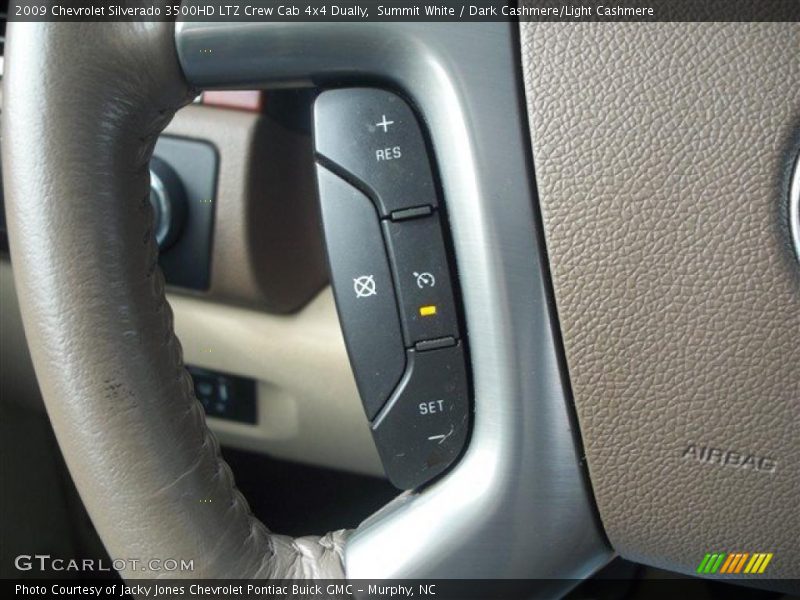 Summit White / Dark Cashmere/Light Cashmere 2009 Chevrolet Silverado 3500HD LTZ Crew Cab 4x4 Dually
