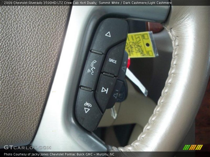 Summit White / Dark Cashmere/Light Cashmere 2009 Chevrolet Silverado 3500HD LTZ Crew Cab 4x4 Dually