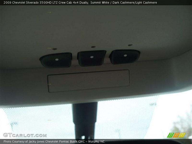 Summit White / Dark Cashmere/Light Cashmere 2009 Chevrolet Silverado 3500HD LTZ Crew Cab 4x4 Dually