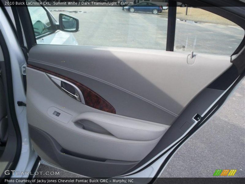 Summit White / Dark Titanium/Light Titanium 2010 Buick LaCrosse CXL