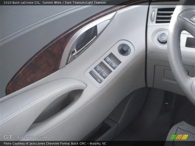 Summit White / Dark Titanium/Light Titanium 2010 Buick LaCrosse CXL
