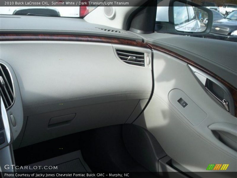Summit White / Dark Titanium/Light Titanium 2010 Buick LaCrosse CXL