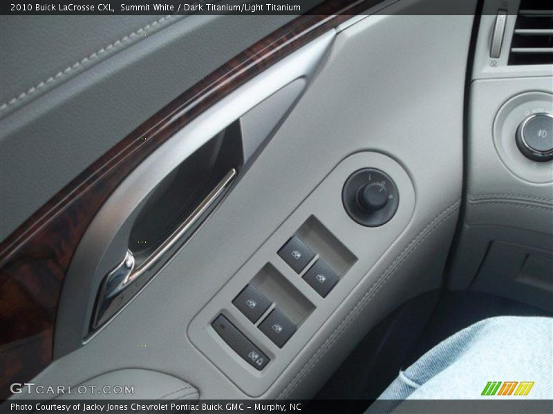 Summit White / Dark Titanium/Light Titanium 2010 Buick LaCrosse CXL