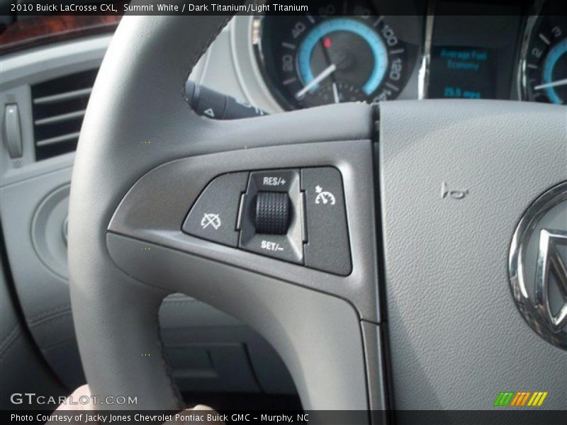 Summit White / Dark Titanium/Light Titanium 2010 Buick LaCrosse CXL