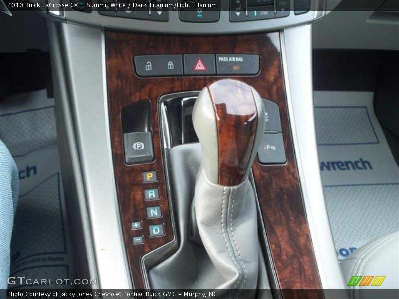 Summit White / Dark Titanium/Light Titanium 2010 Buick LaCrosse CXL