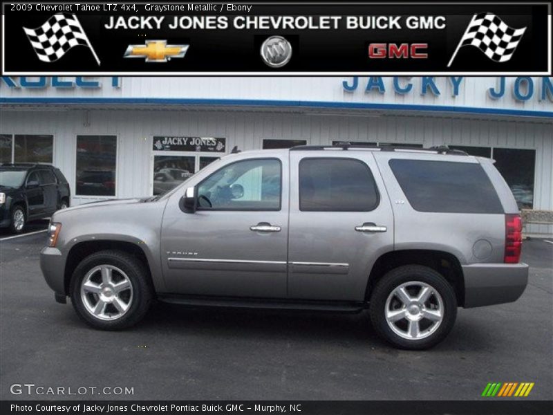 Graystone Metallic / Ebony 2009 Chevrolet Tahoe LTZ 4x4