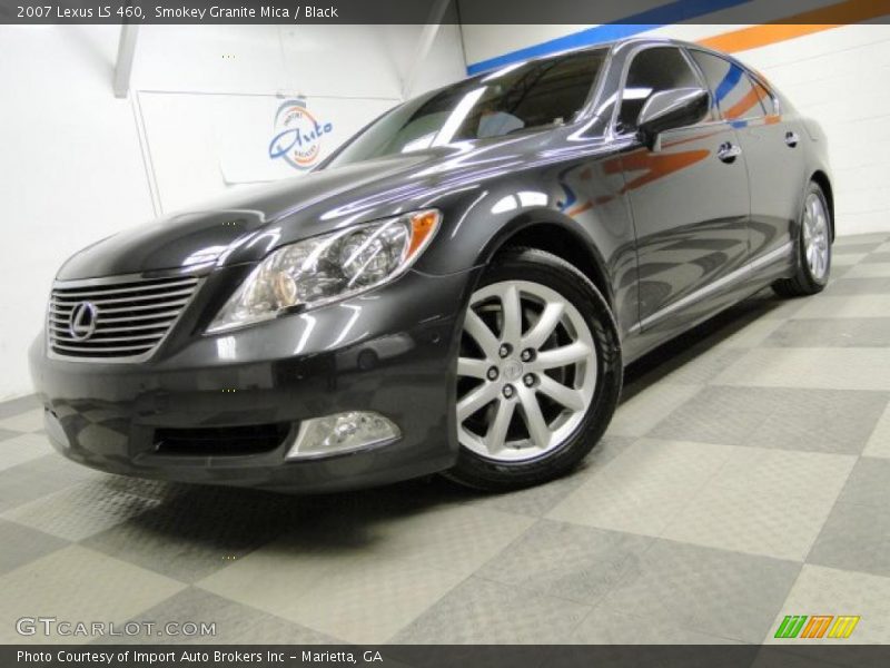 Smokey Granite Mica / Black 2007 Lexus LS 460