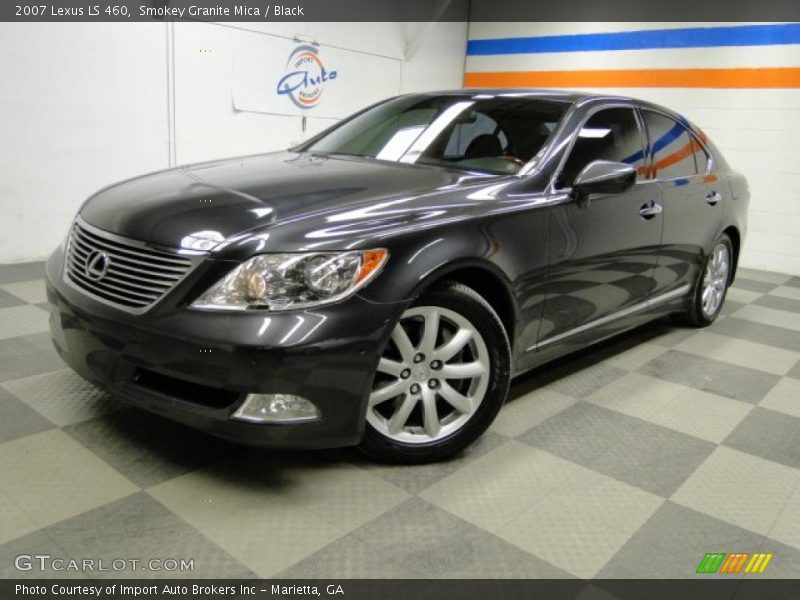 Smokey Granite Mica / Black 2007 Lexus LS 460