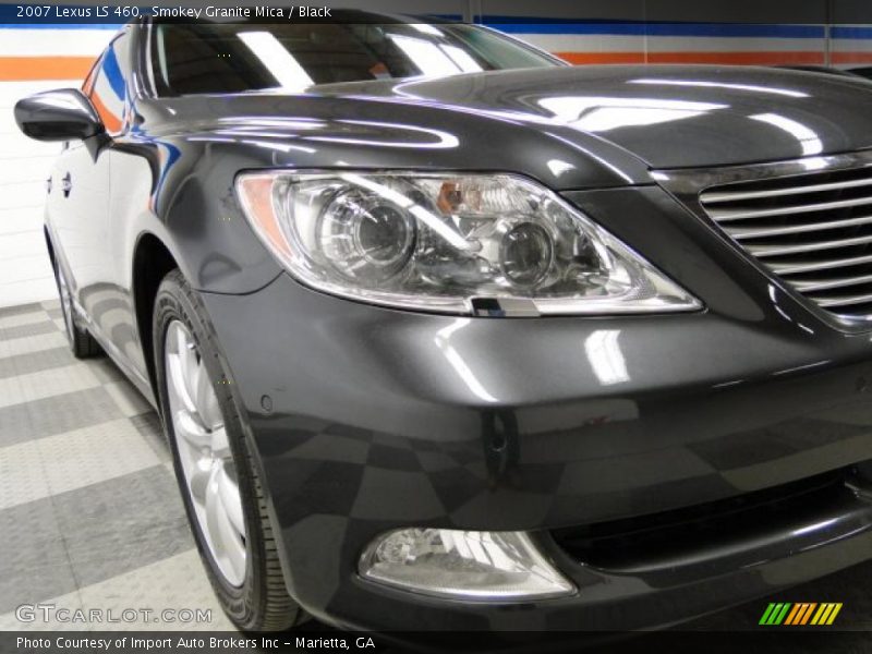 Smokey Granite Mica / Black 2007 Lexus LS 460