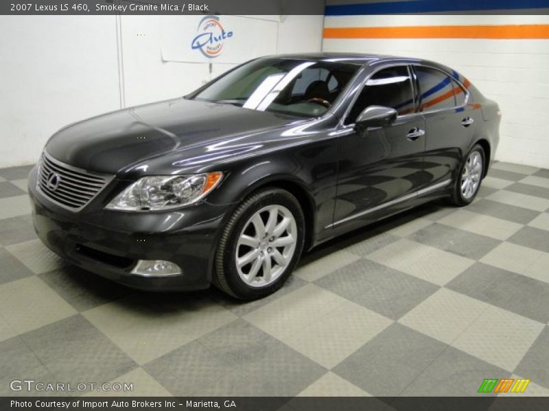 Smokey Granite Mica / Black 2007 Lexus LS 460