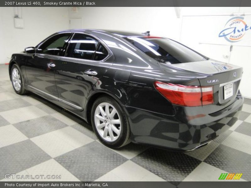 Smokey Granite Mica / Black 2007 Lexus LS 460